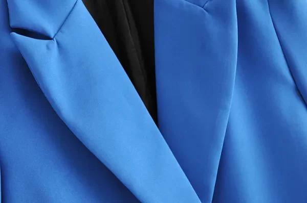 TRZA Women Chic Office Lady Double Breasted Blazer Vintage Coat Fashion Notched Collar Long Sleeve Ladies Outerwear Stylish Tops - Image 39