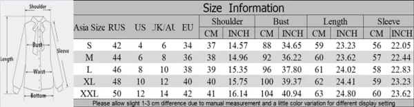 Women's Shirt Blue Striped Blouses for Women Long Sleeve Top Women Button Up Polo Neck Clothes Female 2023 Fashion Leisure Shirt - Image 8