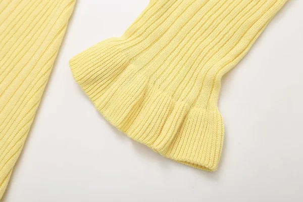 Winter Knitted Dress Women 2024 New Long Sleelve Ruffles Single Breasted Long Dresses Female Party Fashion Sweater Vestidos - Image 15