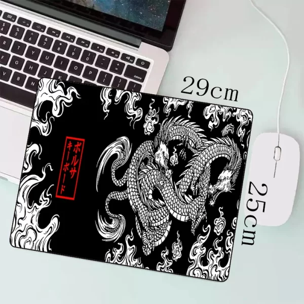 Japanese Dragon Large Gaming Mousepad XXL Keyboard Gamer Mouse Pad on The Table Speed Desk Mat Anime 900x400 700X300 Mouse Mats - Image 4