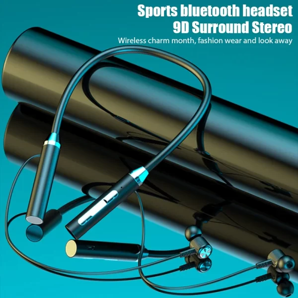Fones de ouvido esportivos Bluetooth SD Surround Stereo