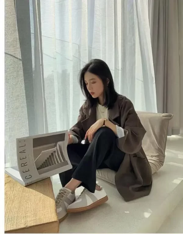 Women's Large Blazer Coats Spring Autumn Fashion Korean Version Loose Top Coat Office Work Clothes Grace Fall Jacket for Women - Image 16