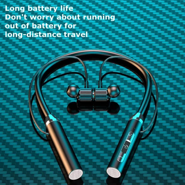 Fones de ouvido esportivos Bluetooth SD Surround Stereo - Image 3