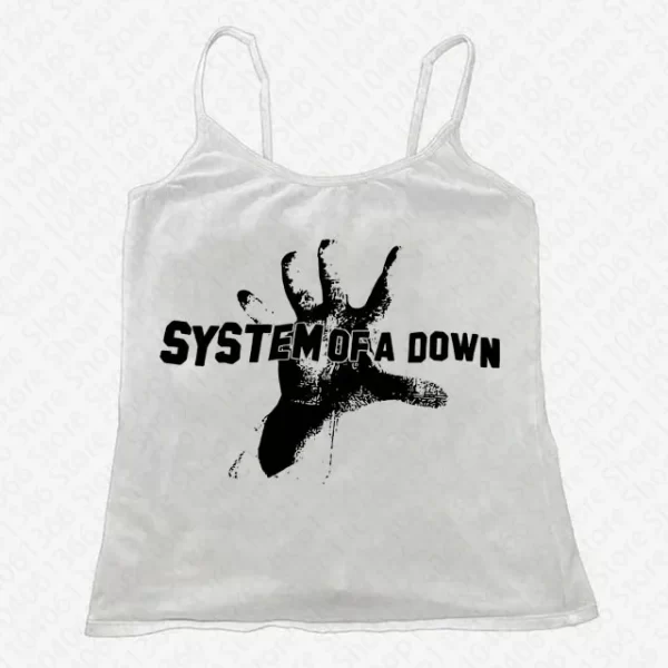 Y2k style graphics Gothic Emo Punk Figur Stree Camisole Top Grunge Crop Top Vintage Gothic Women Corset Summer Tank Top Baby Tee - Image 8