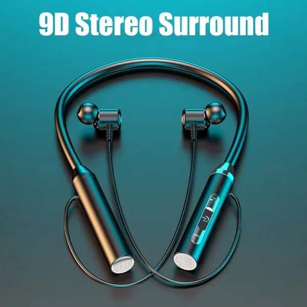Fones de ouvido esportivos Bluetooth SD Surround Stereo - Image 2